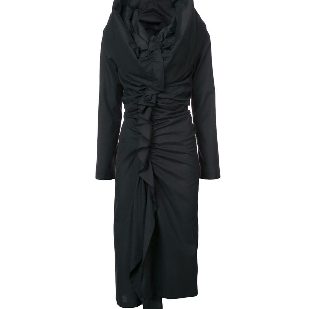 Yohji Yamamoto Gathered Dress
